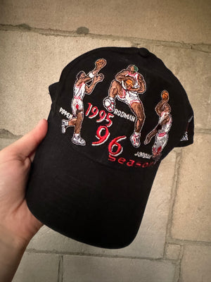 Chicago Bulls Jordan Rodman Pippen Sports Specialties Vintage Snapback Cap Hat - Albany and Avers