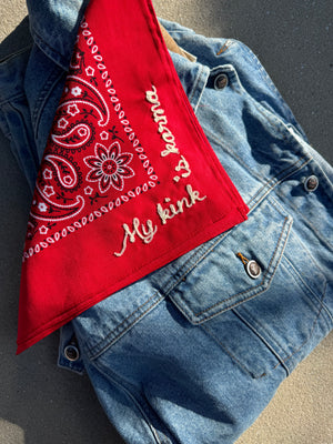 Chappell Roan Hand Embroidered Bandanas - Albany and Avers