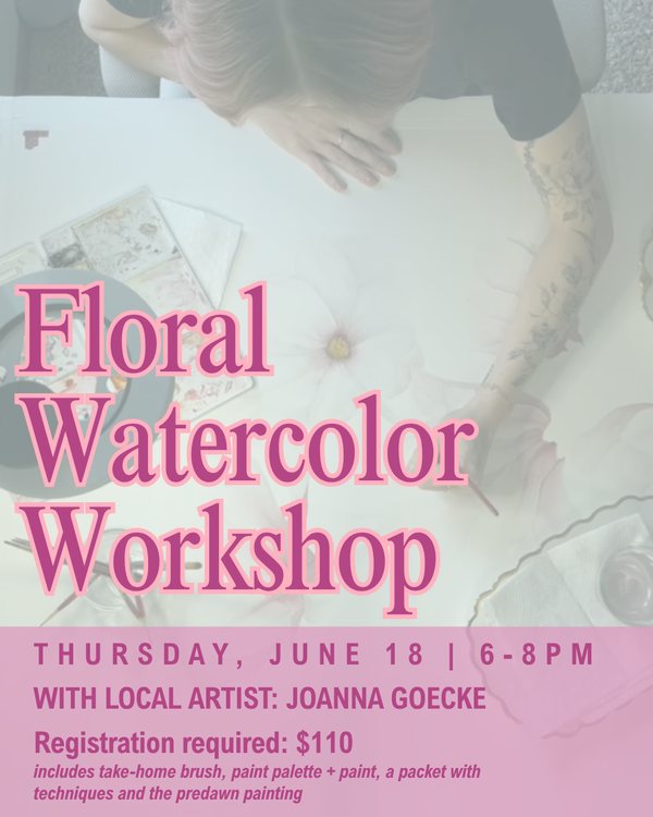Summer Camp: Learn How to Paint: Flower Edition w/ Joanna Goecke - Albany and Avers