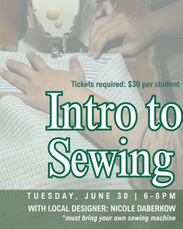 Summer Camp: Intro to Sewing Workshop - Albany and Avers